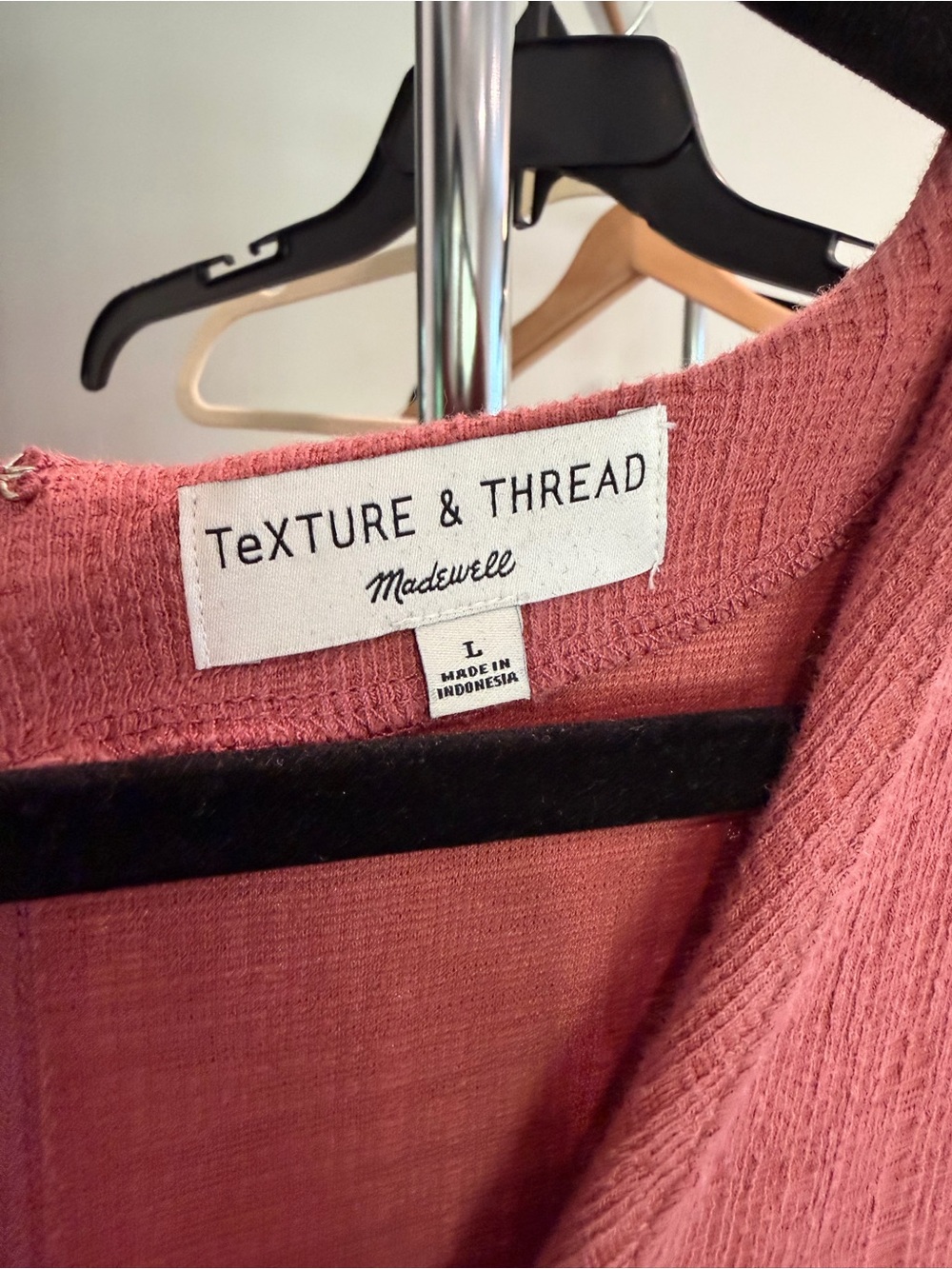 Madewell Dusty Rose Wrap-Front Jumpsuit - Picture 2 of 3